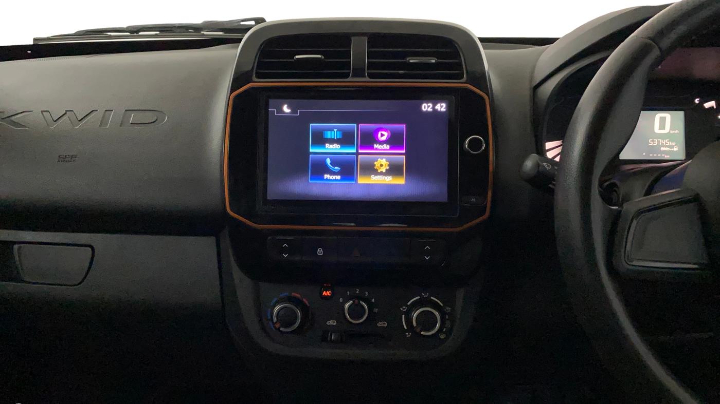 2021 Renault Kwid CLIMBER 1.0 AMT (O) DUAL TONE, Petrol, Automatic, 54,185 km, Air Conditioner