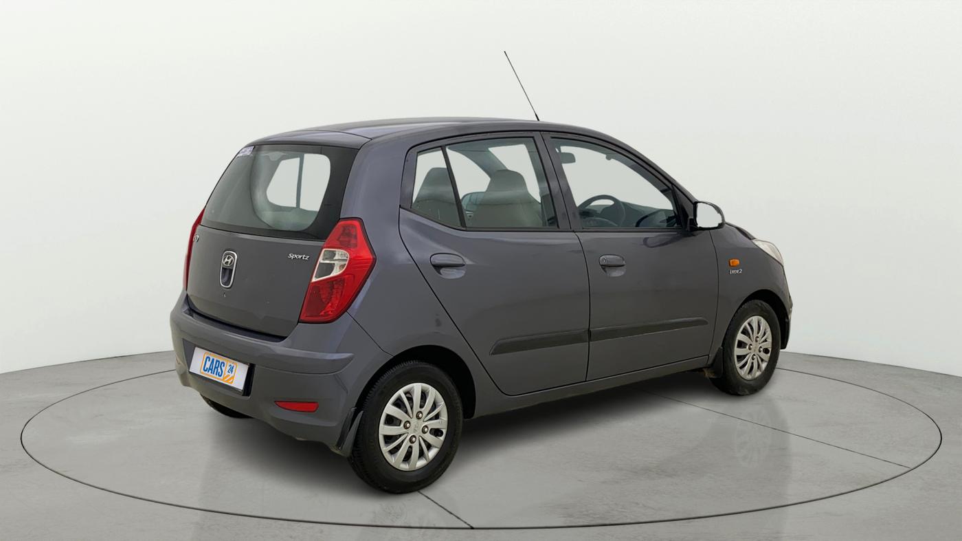 2014 Hyundai i10 SPORTZ 1.1, Petrol, Manual, 60,080 km, Right Back Diagonal