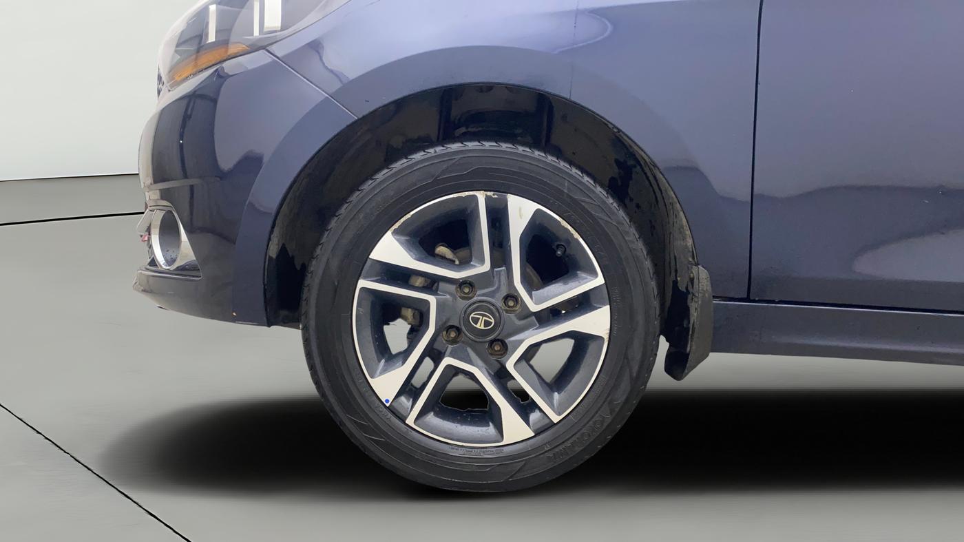 2019 Tata TIGOR XZA PETROL, Petrol, Automatic, 81,222 km, Left Front Wheel