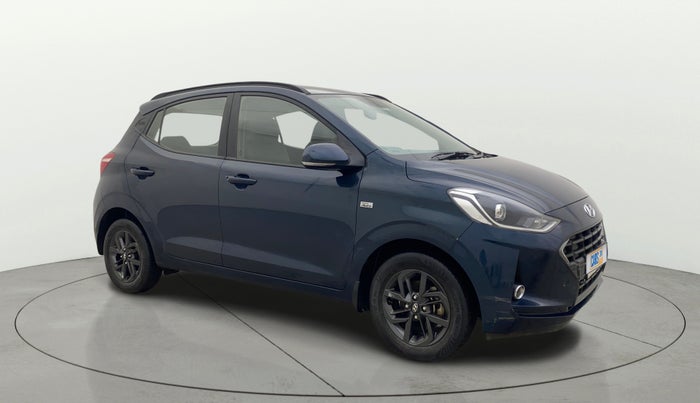 2021 Hyundai GRAND I10 NIOS SPORTZ AMT 1.2 KAPPA VTVT, Petrol, Automatic, 52,055 km, Right Front Diagonal