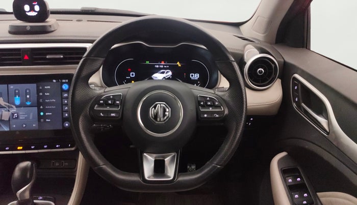 2022 MG ASTOR SHARP 1.5 CVT, Petrol, Automatic, 22,229 km, Steering Wheel Close Up
