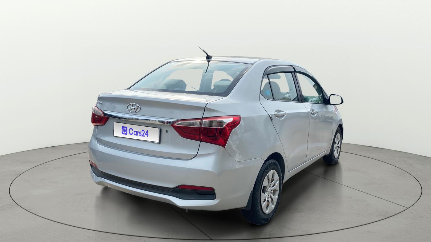 2018 Hyundai Xcent E+, Petrol, Manual, 97,614 km, Right Back Diagonal