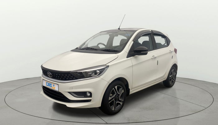 2022 Tata Tiago XZA PLUS DUAL TONE PETROL, Petrol, Automatic, 24,930 km, Left Front Diagonal