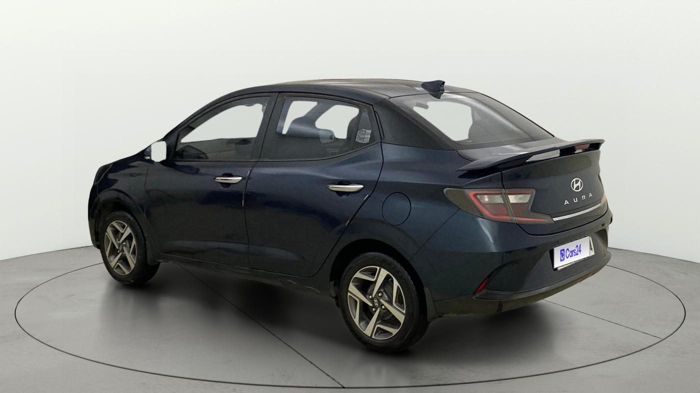 2023 Hyundai AURA SX 1.2 CNG, CNG, Manual, 91,199 km, Left Back Diagonal