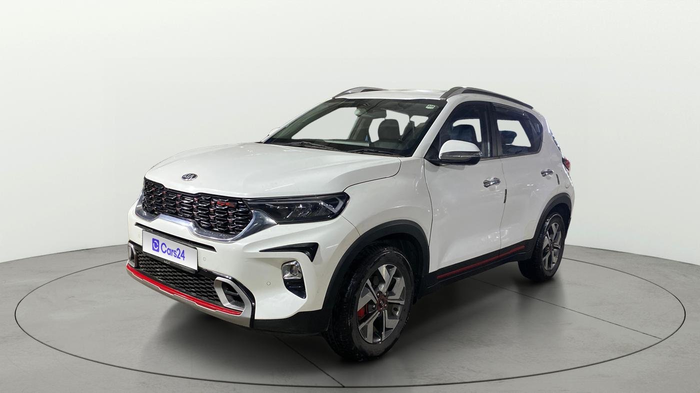 2020 KIA SONET GTX PLUS 1.0 DCT, Petrol, Automatic, 74,226 km, Left Front Diagonal