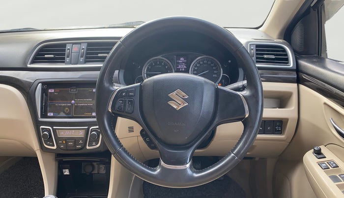 2017 Maruti Ciaz ALPHA 1.4 PETROL, Petrol, Manual, 54,714 km, Steering Wheel Close Up