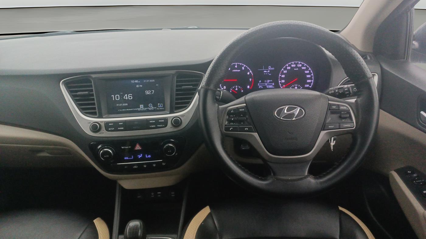 2018 Hyundai Verna 1.6 VTVT SX, Petrol, Manual, 70,377 km, Steering Wheel Close Up