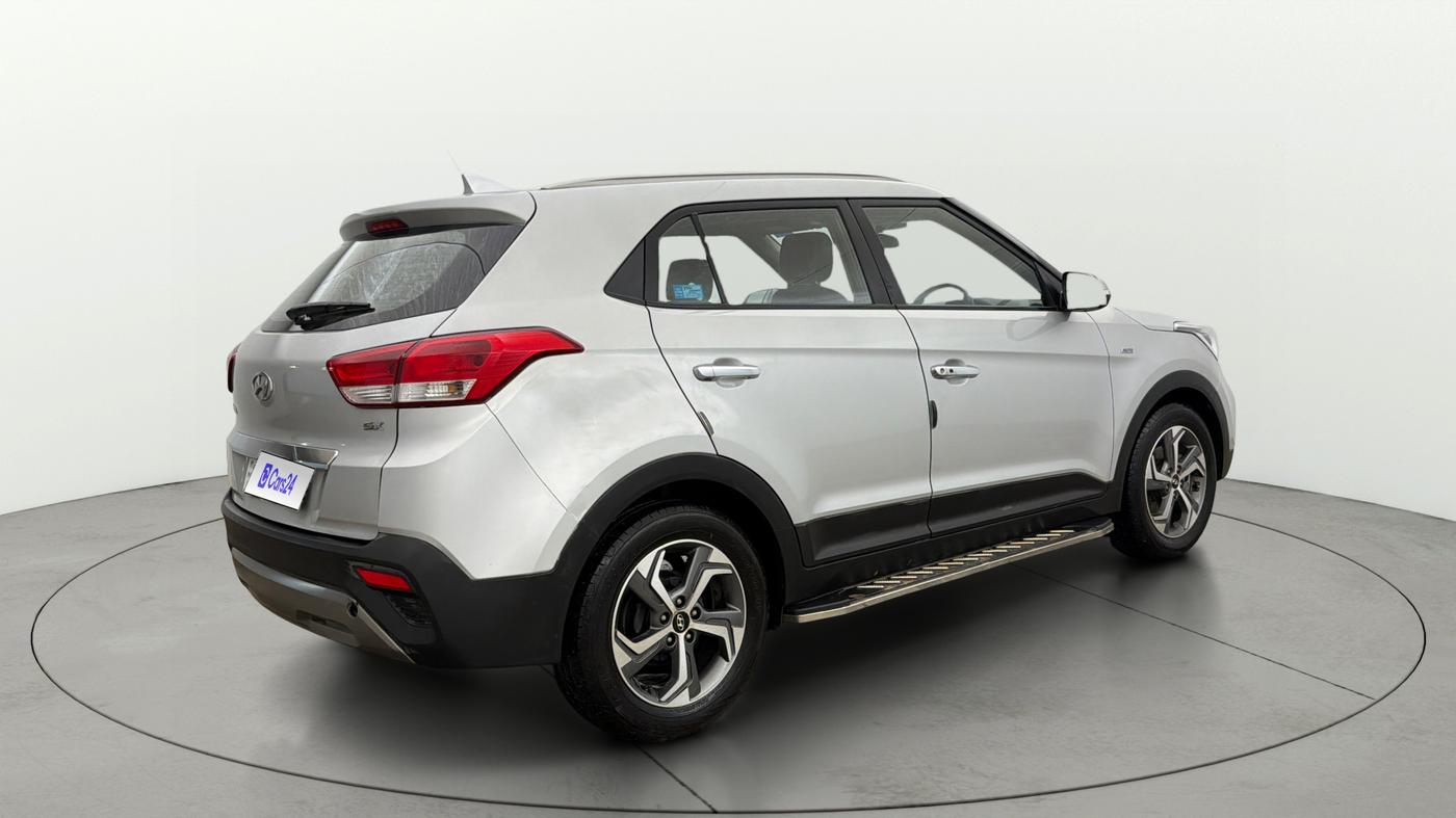2018 Hyundai Creta SX AT 1.6 PETROL, Petrol, Automatic, 34,967 km, Right Back Diagonal