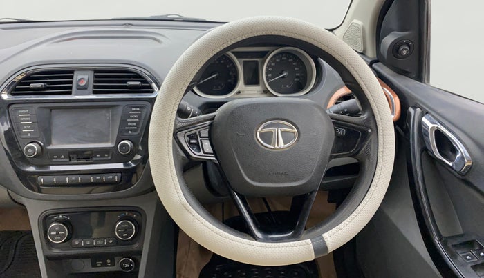 2017 Tata TIGOR XZ (O) PETROL, Petrol, Manual, 94,054 km, Steering Wheel Close Up