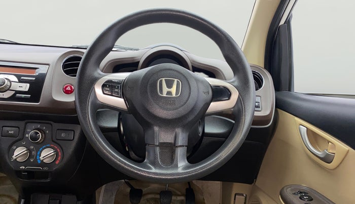 2013 Honda Brio V MT, Petrol, Manual, 57,082 km, Steering Wheel Close Up