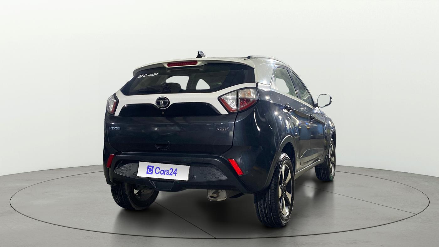 2018 Tata NEXON XZA PLUS PETROL DUAL TONE, Petrol, Automatic, 58,401 km, Right Back Diagonal