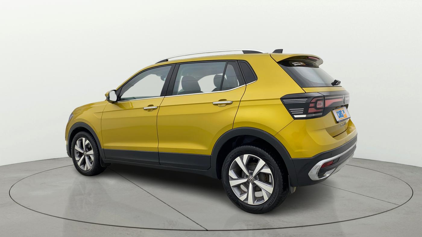 2023 Volkswagen TAIGUN TOPLINE 1.0 TSI AT, Petrol, Automatic, 34,848 km, Left Back Diagonal