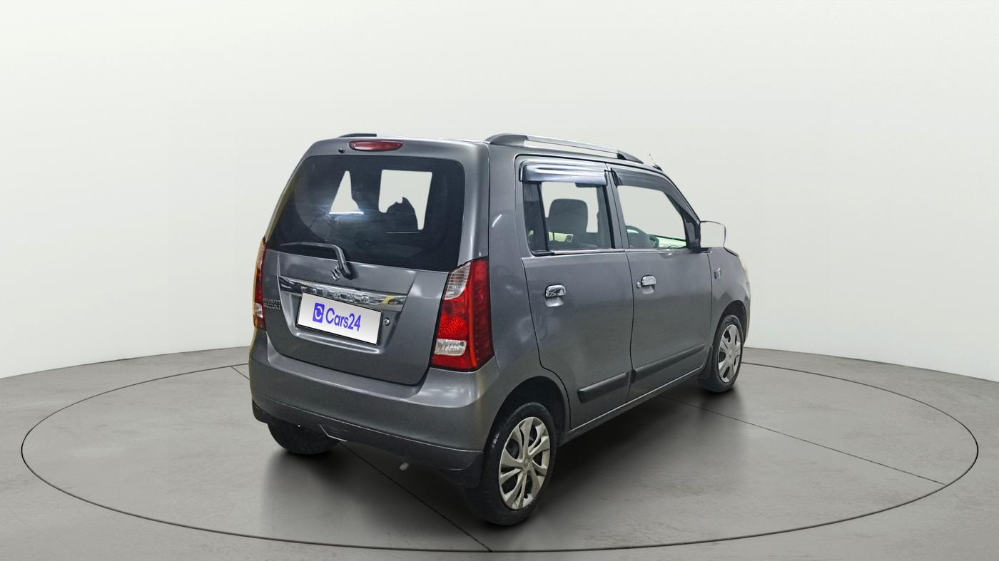 2017 Maruti Wagon R 1.0 VXI, Petrol, Manual, 1,17,308 km, Right Back Diagonal