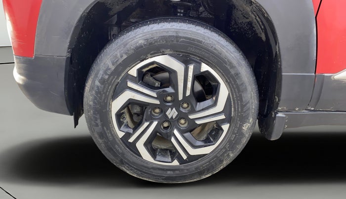 2022 Maruti BREZZA ZXI + SMART HYBRID, Petrol, Manual, 77,792 km, Left Front Wheel