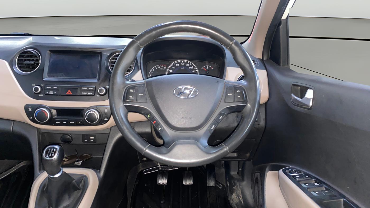 2018 Hyundai Grand i10 ASTA 1.2 KAPPA VTVT, Petrol, Manual, 68,414 km, Steering Wheel Close Up