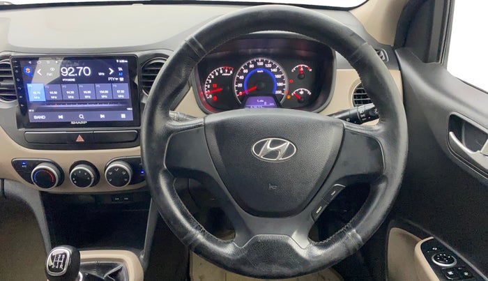 2015 Hyundai Grand i10 SPORTZ 1.2 KAPPA VTVT, Petrol, Manual, 67,639 km, Steering Wheel Close Up