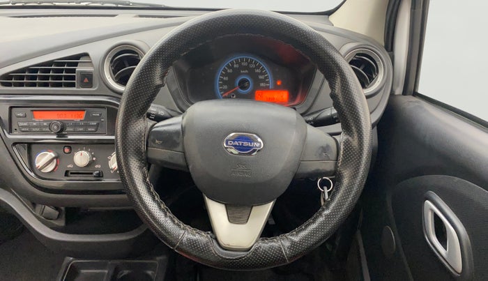 2019 Datsun Redi Go S 1.0 AMT, Petrol, Automatic, 73,580 km, Steering Wheel Close Up