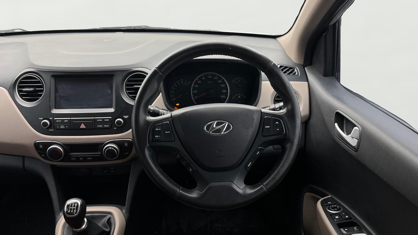 2017 Hyundai Grand i10 ASTA 1.2 KAPPA VTVT, Petrol, Manual, 52,818 km, Steering Wheel Close Up