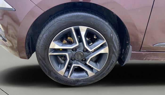 2021 Tata TIGOR XZ PLUS PETROL, CNG, Manual, 1,04,524 km, Left Front Wheel