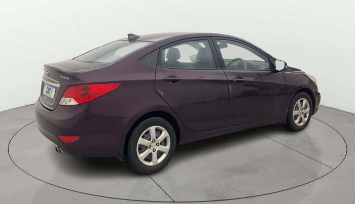 2012 Hyundai Verna FLUIDIC 1.6 VTVT EX, Petrol, Manual, 79,823 km, Right Back Diagonal