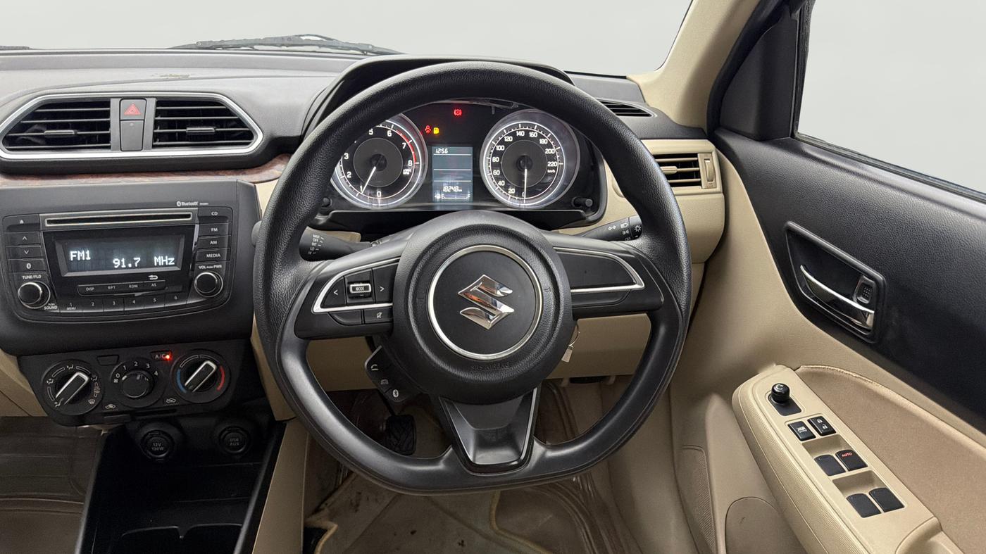 2018 Maruti Dzire VXI, Petrol, Manual, 18,234 km, Steering Wheel Close Up