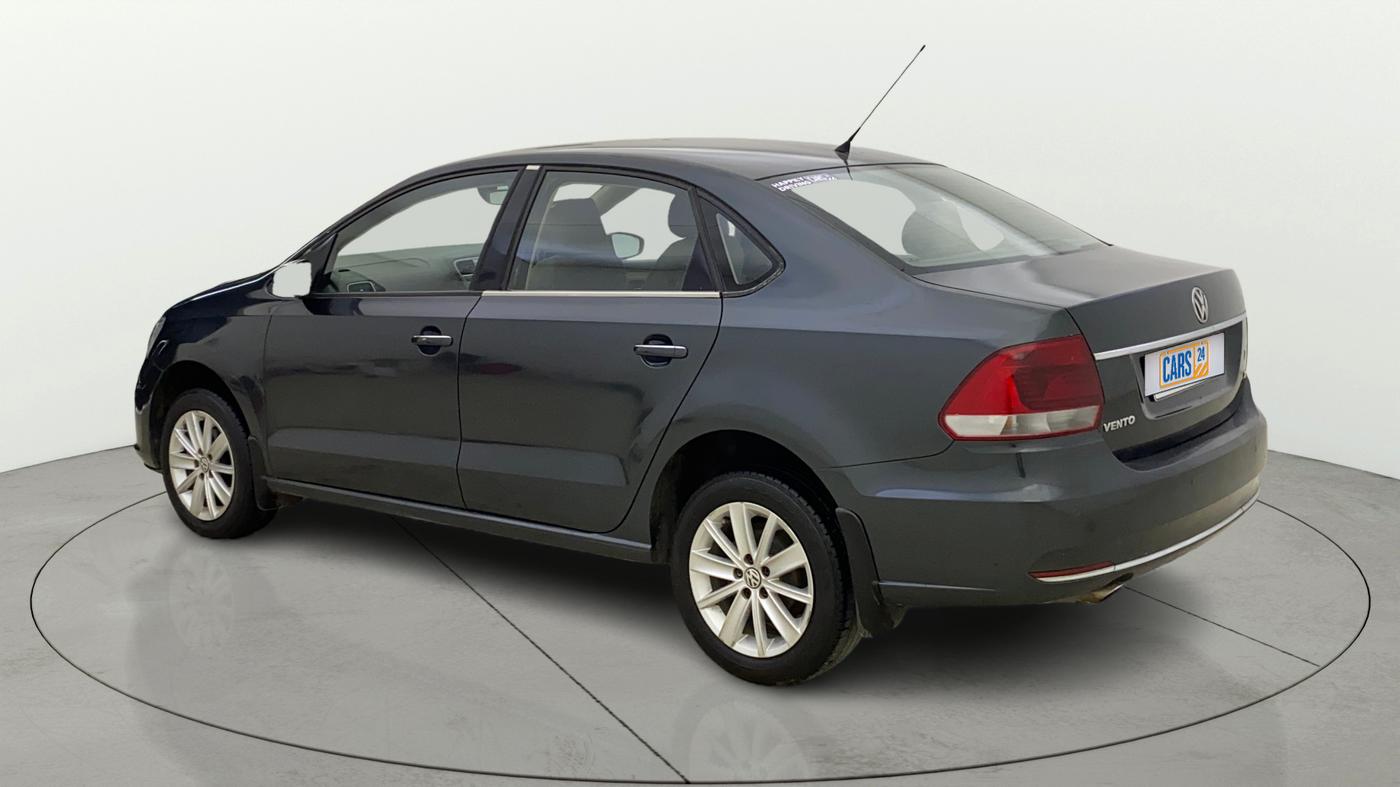 2016 Volkswagen Vento HIGHLINE 1.5 AT, Diesel, Automatic, 55,573 km, Left Back Diagonal