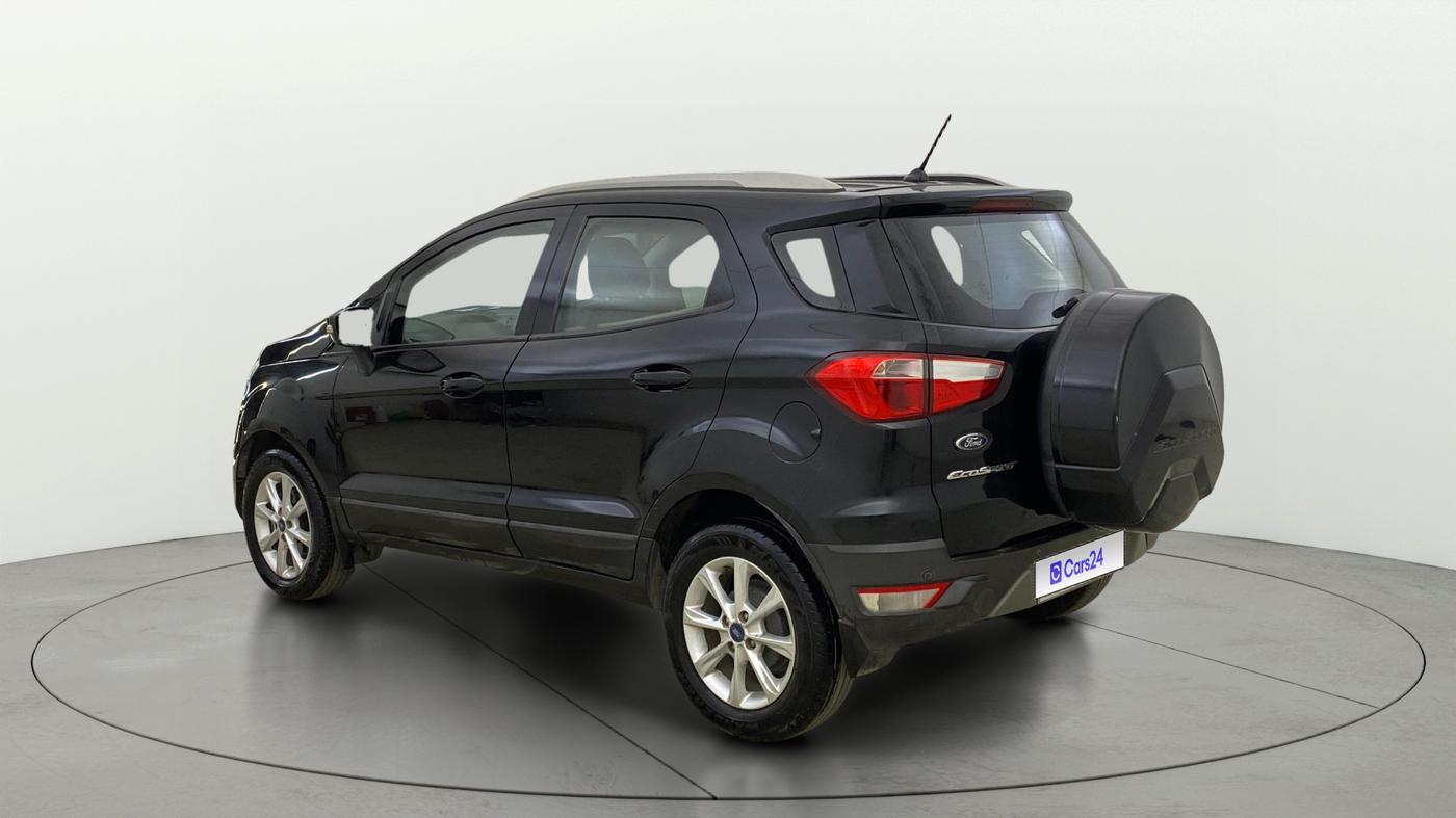 2017 Ford Ecosport TITANIUM 1.5L DIESEL, Diesel, Manual, 1,00,638 km, Left Back Diagonal