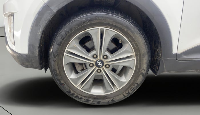 2017 Hyundai Creta SX PLUS AT 1.6 PETROL, Petrol, Automatic, 1,11,538 km, Left Front Wheel