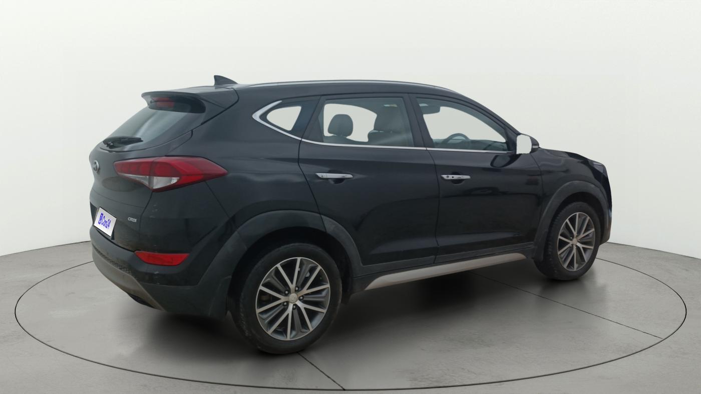2018 Hyundai Tucson 2WD AT GL DIESEL
, Diesel, Automatic, 1,43,838 km, Right Back Diagonal