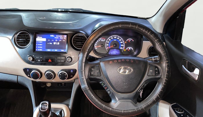 2017 Hyundai Grand i10 SPORTZ (O) 1.2 KAPPA VTVT, Petrol, Manual, 48,133 km, Steering Wheel Close Up