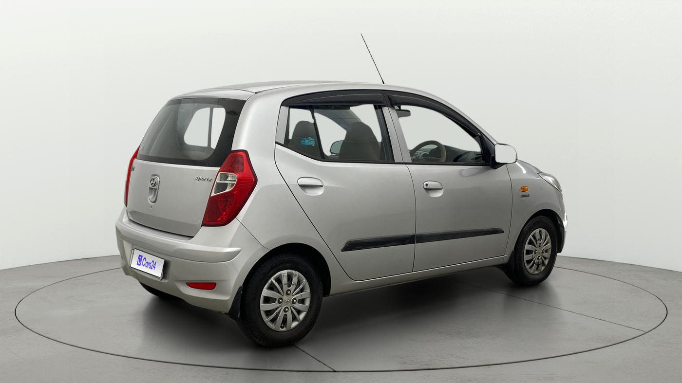 2014 Hyundai i10 SPORTZ 1.1, Petrol, Manual, 47,884 km, Right Back Diagonal