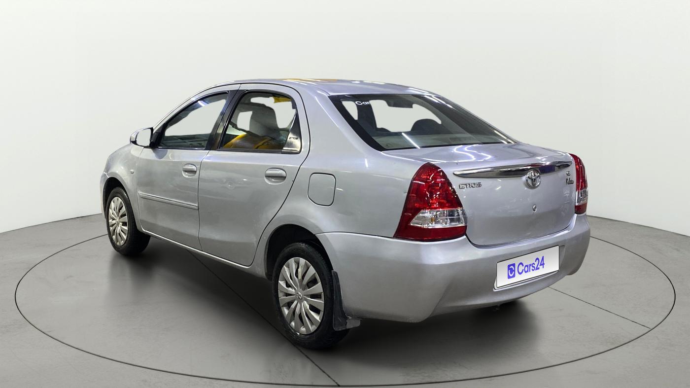 2013 Toyota Etios Liva G EXCLUSIVE, Petrol, Manual, 65,318 km, Left Back Diagonal