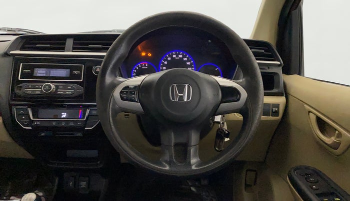 2017 Honda Amaze 1.2L I-VTEC S, Petrol, Manual, 1,18,640 km, Steering Wheel Close Up