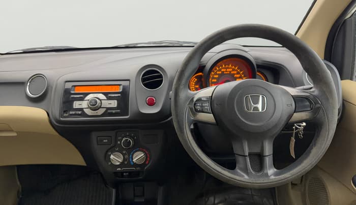 2014 Honda Amaze 1.2L I-VTEC S, Petrol, Manual, 95,687 km, Steering Wheel Close Up