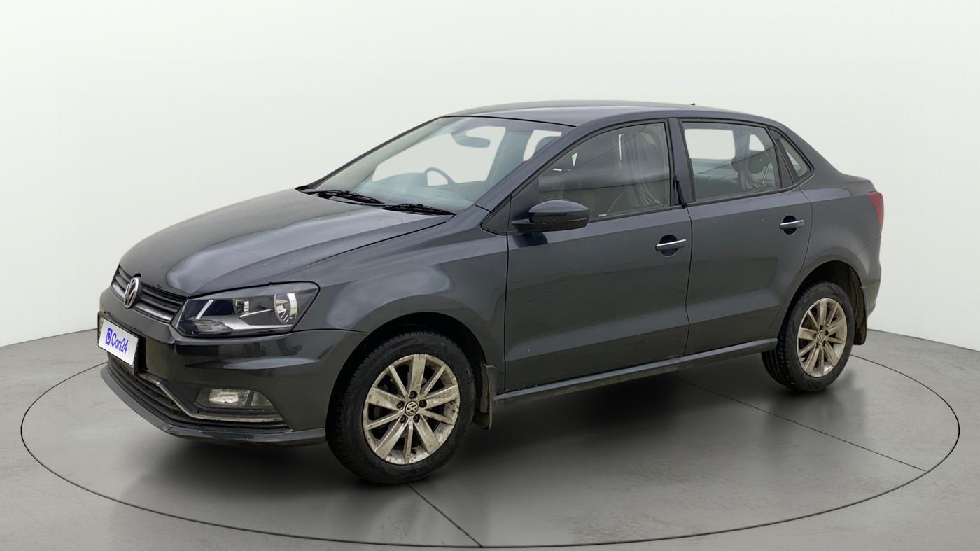 2017 Volkswagen Ameo HIGHLINE DSG 1.5 DIESEL , Diesel, Automatic, 1,19,264 km, Left Front Diagonal