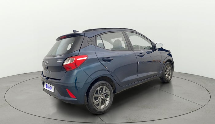 2021 Hyundai GRAND I10 NIOS SPORTZ AMT 1.2 KAPPA VTVT, Petrol, Automatic, 23,394 km, Right Back Diagonal