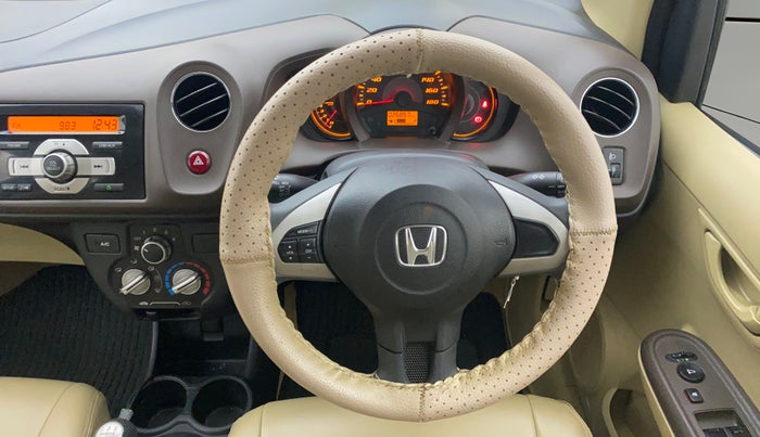 2013 Honda Amaze 1.2L I-VTEC S, Petrol, Manual, 26,855 km, Steering Wheel Close Up