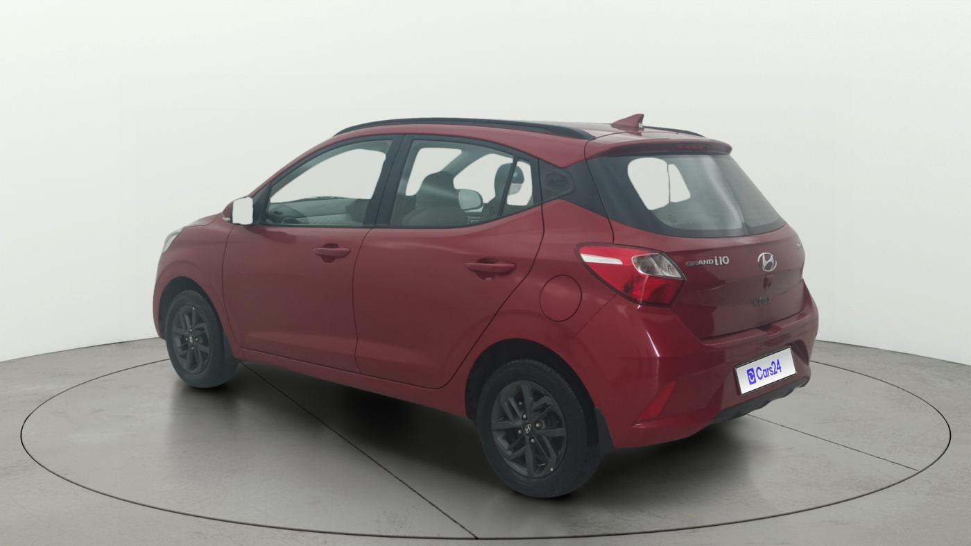 2019 Hyundai GRAND I10 NIOS SPORTZ AMT 1.2 KAPPA VTVT, Petrol, Automatic, 77,582 km, Left Back Diagonal