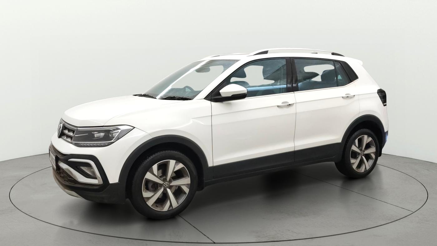 2022 Volkswagen TAIGUN TOPLINE 1.0 TSI AT, Petrol, Automatic, 86,565 km, Left Front Diagonal