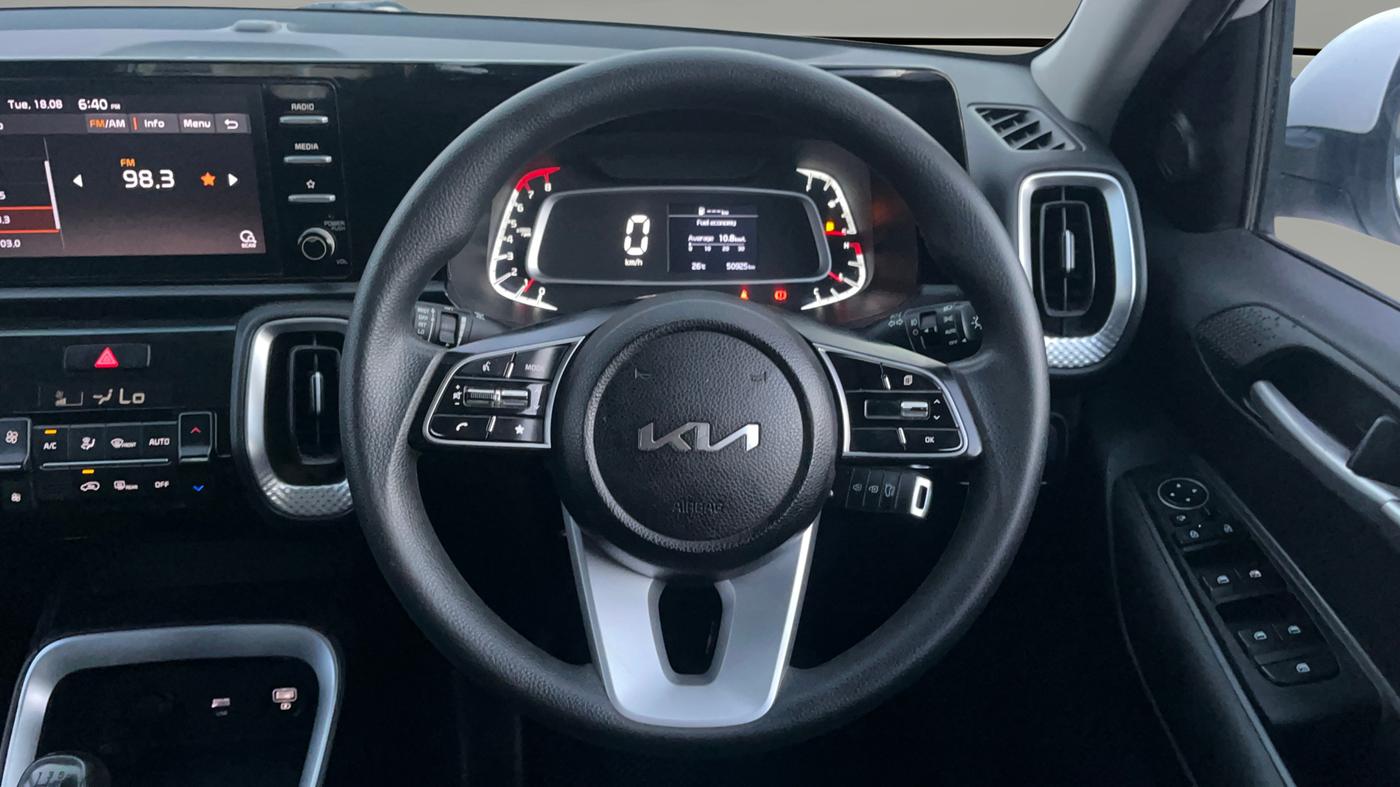 2021 KIA SONET HTK PLUS 1.2, Petrol, Manual, 50,904 km, Steering Wheel Close Up
