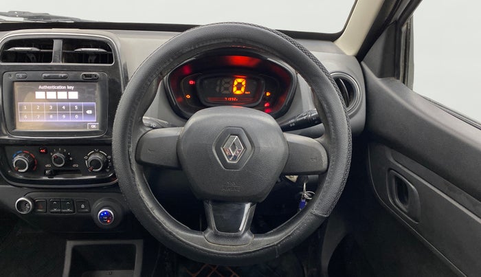 2018 Renault Kwid RXT 1.0 (O), CNG, Manual, 71,954 km, Steering Wheel Close Up