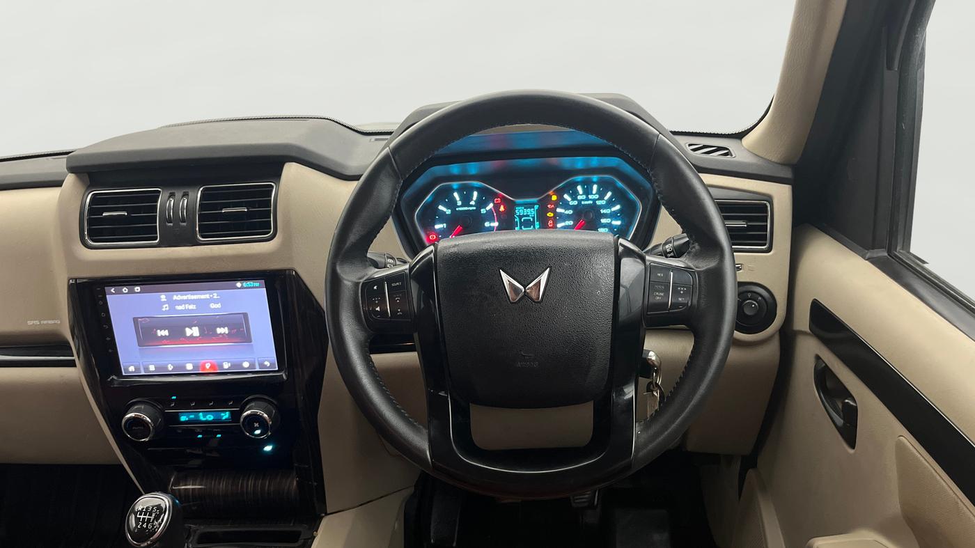 2023 Mahindra SCORPIO CLASSIC S11 7STR, Diesel, Manual, 45,154 km, Steering Wheel Close Up