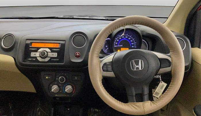 2015 Honda Brio S MT, Petrol, Manual, 25,333 km, Steering Wheel Close Up