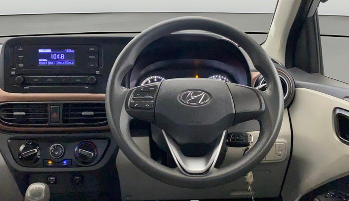 2021 Hyundai AURA S 1.2, Petrol, Manual, 30,843 km, Steering Wheel Close Up