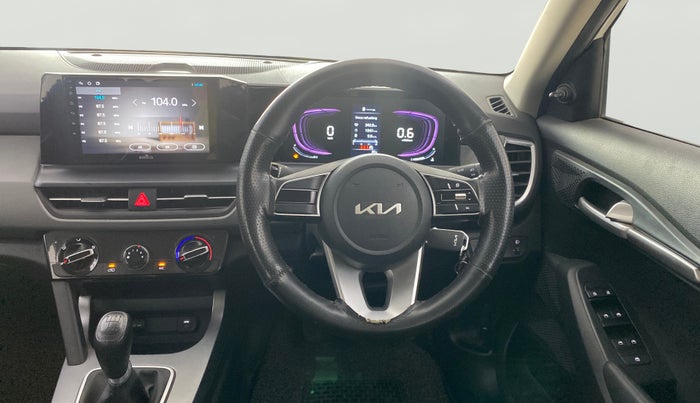 2023 KIA SELTOS HTE 1.5 PETROL, Petrol, Manual, 17,863 km, Steering Wheel Close Up