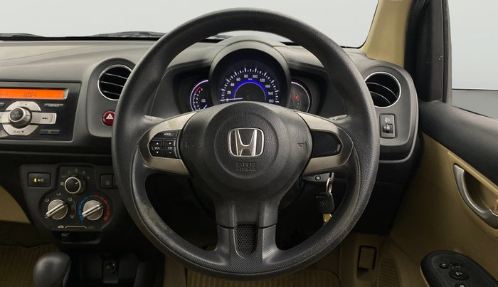 2015 Honda Brio VX AT, Petrol, Automatic, 72,594 km, Steering Wheel Close Up