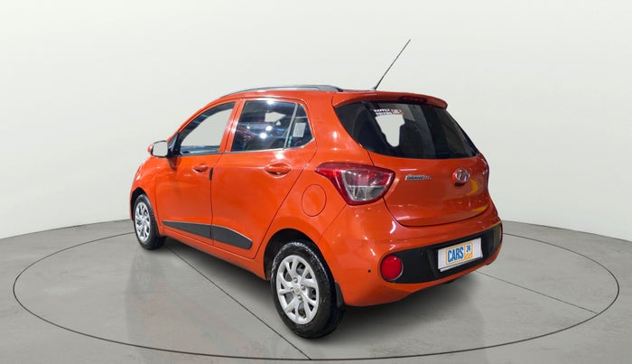 2018 Hyundai Grand i10 SPORTZ 1.2 KAPPA VTVT, Petrol, Manual, 23,843 km, Left Back Diagonal