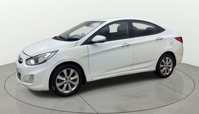 2012 Hyundai Verna FLUIDIC 1.6 CRDI SX, Diesel, Manual, 1,11,454 km, Left Front Diagonal