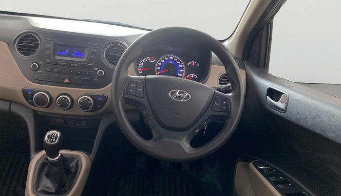 2016 Hyundai Grand i10 SPORTZ 1.2 KAPPA VTVT, Petrol, Manual, 68,800 km, Steering Wheel Close Up