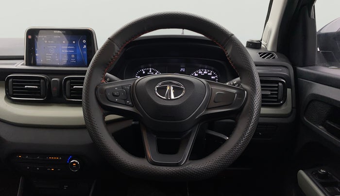 2021 Tata PUNCH ADVENTURE AMT, Petrol, Automatic, 10,008 km, Steering Wheel Close Up